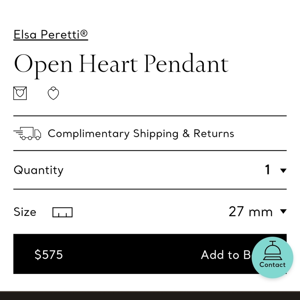 Tiffany & Co. Open heart pendant with silver chain - Picture 7 of 10